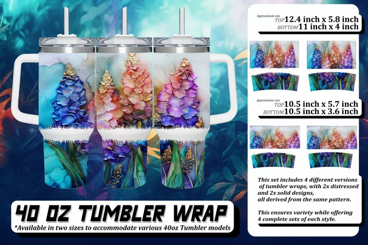 Sunny Sanctuary: Pattern Sublimation Delight 40oz