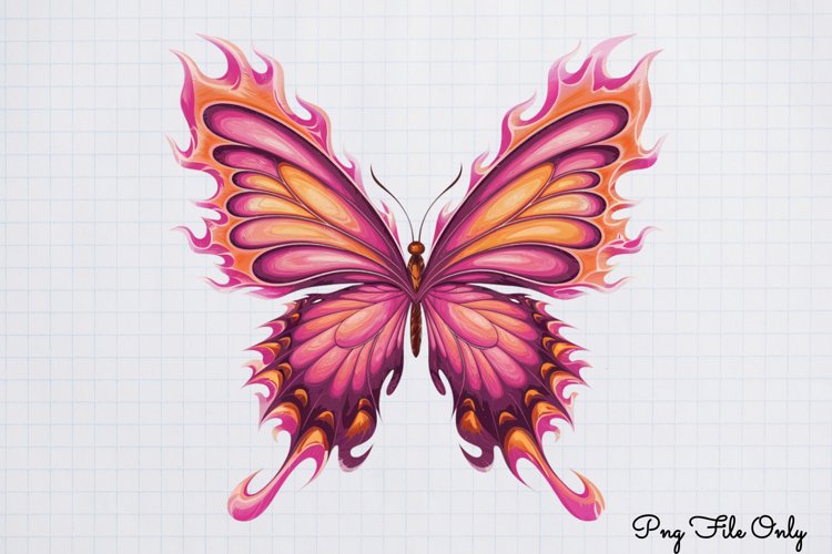 Smoke Butterflies Clipart PNG