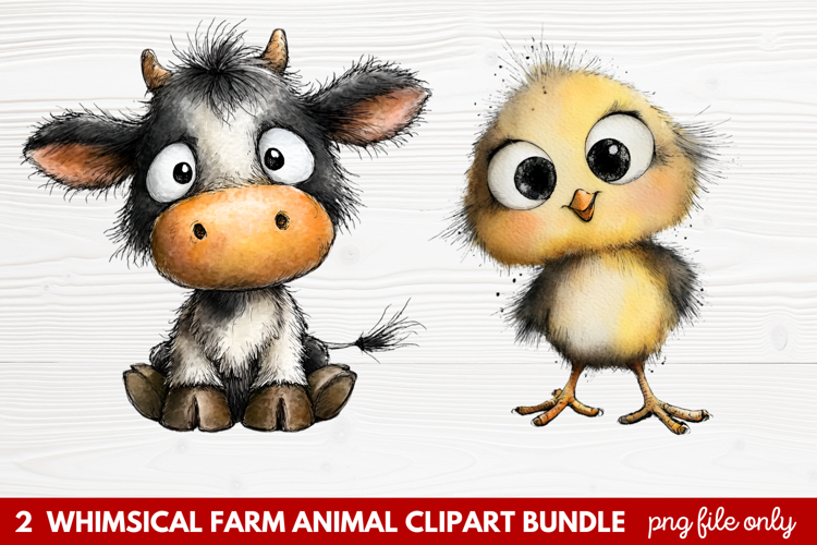 Farmhouse Animals Clipart Image 22