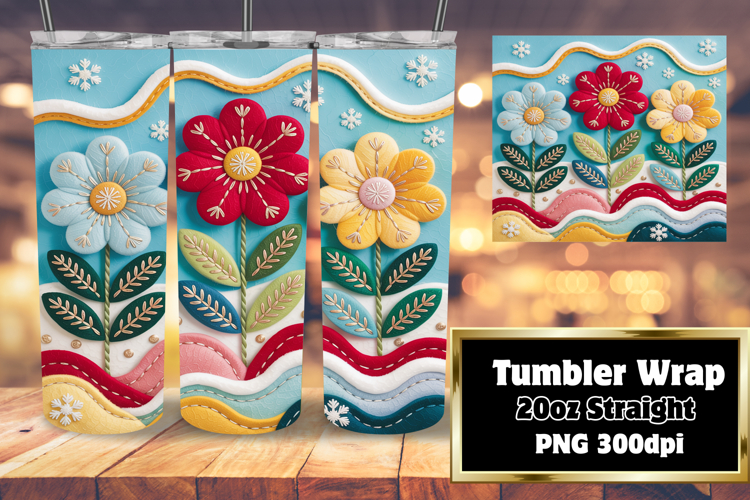 Christmas Tumbler Wrap Image 4