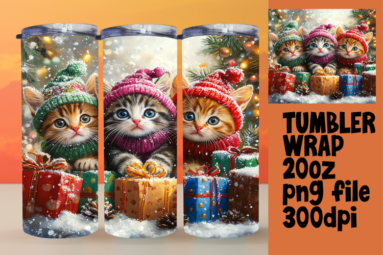 LUSH 20oz PNG Tumbler Template , Cute Xmas