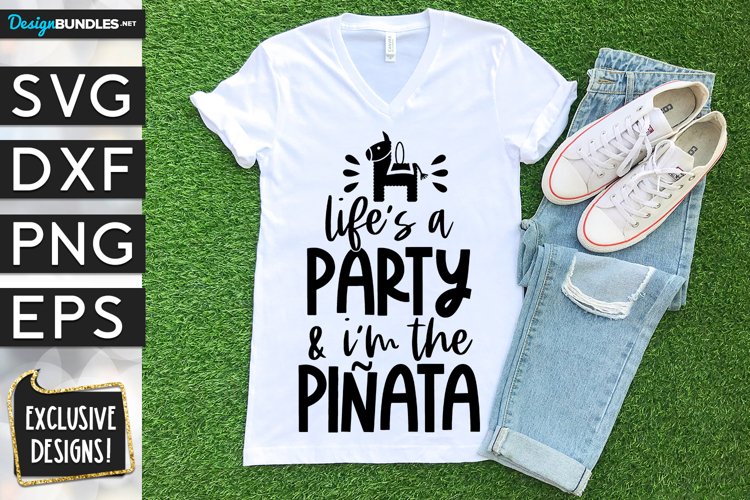 I'm The Piñata SVG DXF PNG EPS example image 1