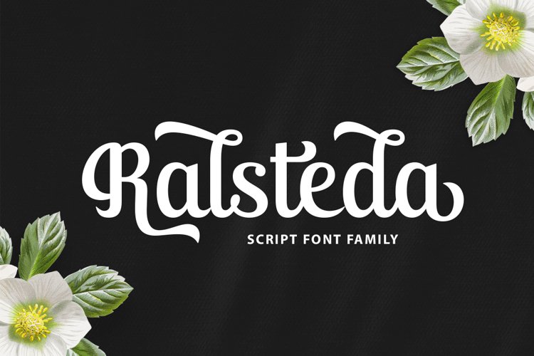 Ralsteda Script Font Family example image 1