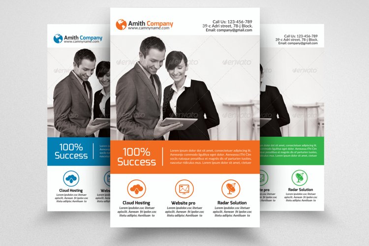 Business Finance Provider Firm Flyer example image 1