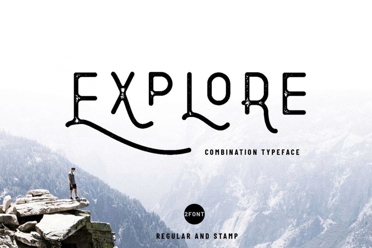 Explore - Combination Typeface example image 1