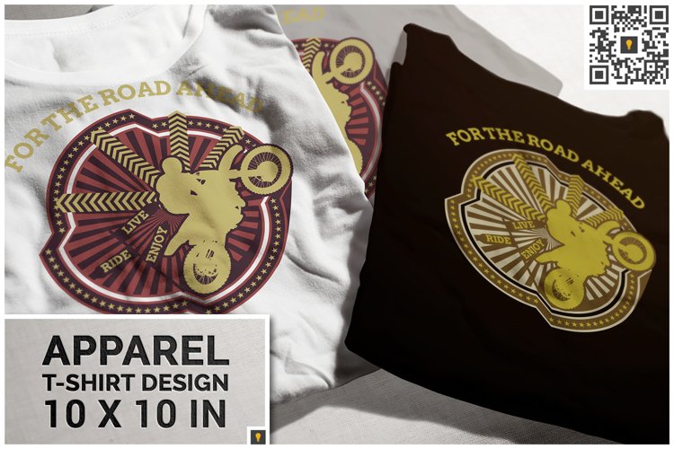 Motorcycle Stunt Theme T-shirt Design example image 1