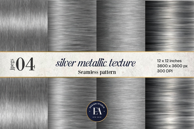 Shiny Silver Texture Image 15