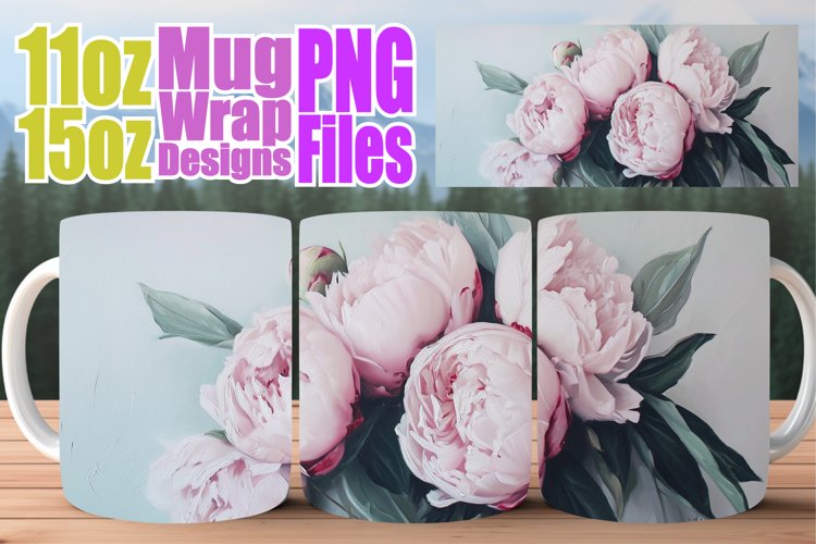 Radiant Bloom Cup Wrap: Sublimated Spring Delight example image 1