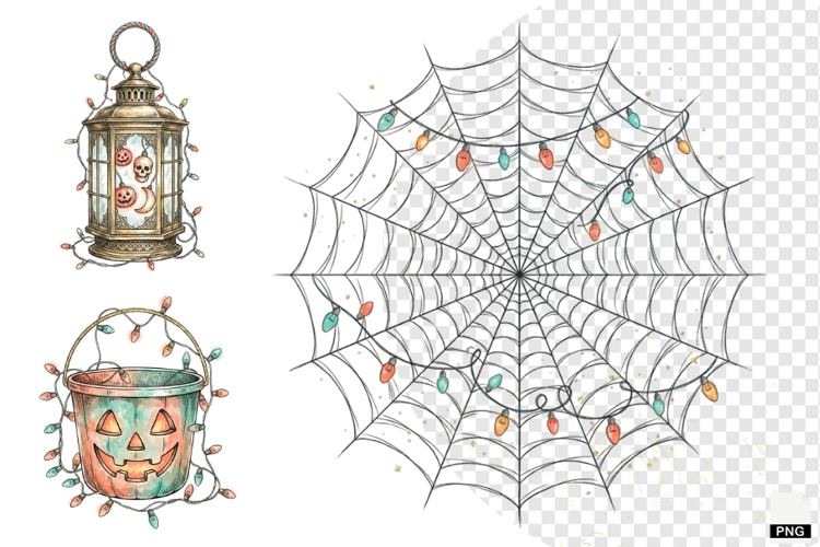 Pastel Halloween Clipart