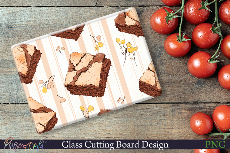 Cutting Board Design | Stripes | brownies