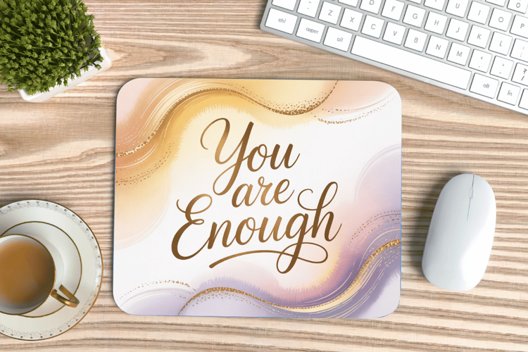 Inspirational Quotes Mouse Pad, Motivational PNG Sublimation