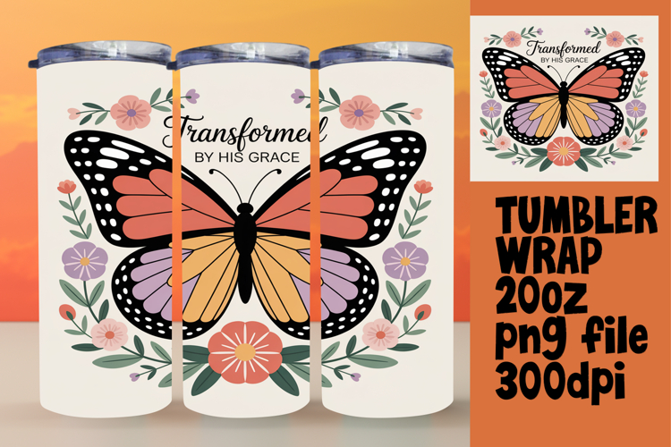Custom 20oz Tumbler Gift Design , Religious