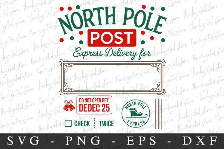 North Pole Svg | Christmas svg example image 1