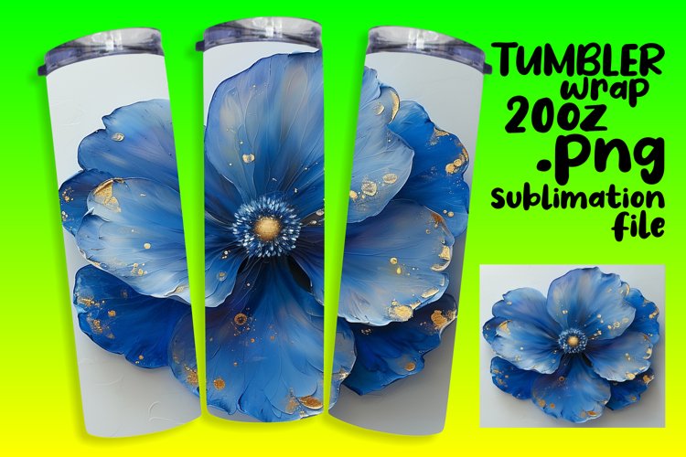 Blooming Beauty: Sublimated Tumbler Art
