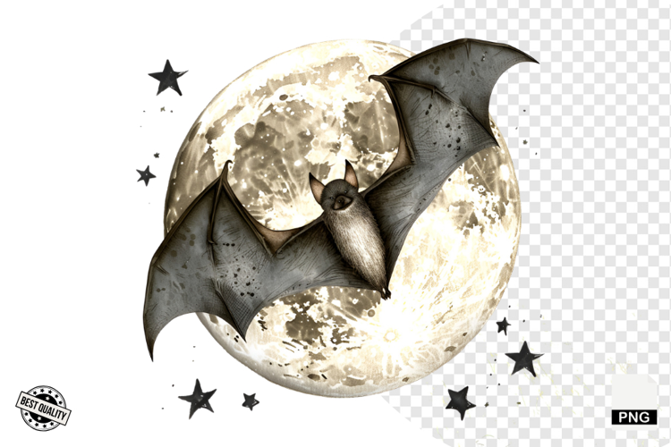 Watercolor Gothic Halloween Clipart