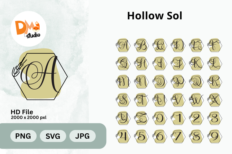 Hollow Sol Monogram