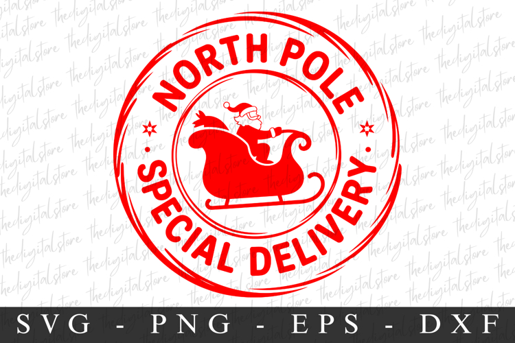 North Pole Special delivery Svg | Christmas svg