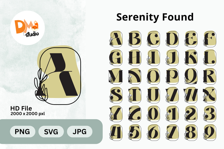 Serenity Found Monogram