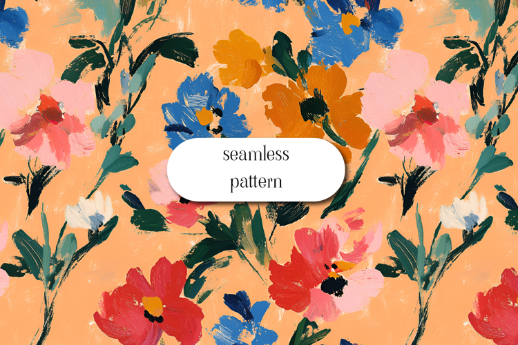 Floral Seamless Pattern Image 19