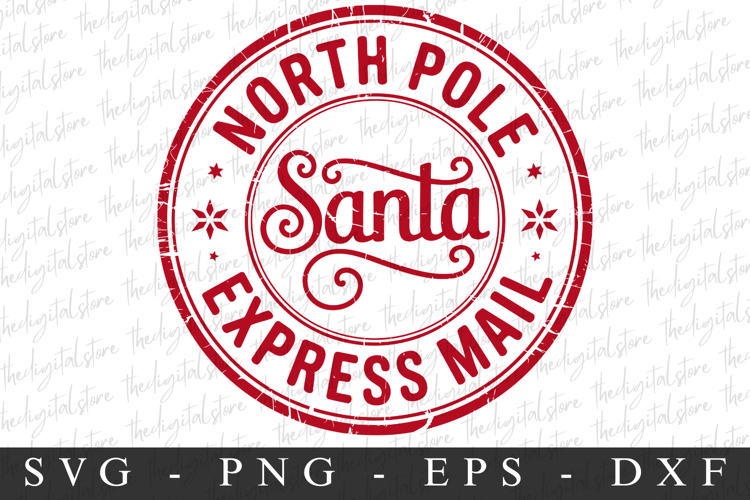 North Pole Santa Svg | Christmas svg