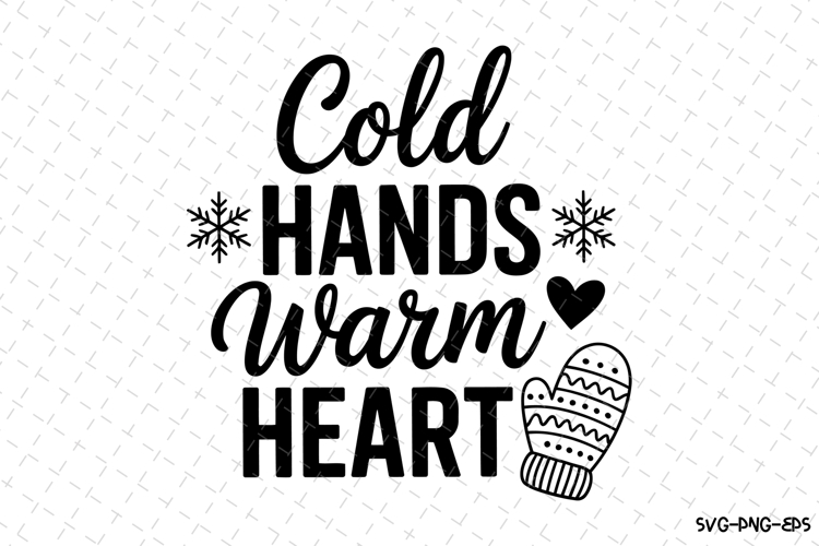 Colf Hands Warm Heart Svg | Christmas Svg | Svg Cut Files