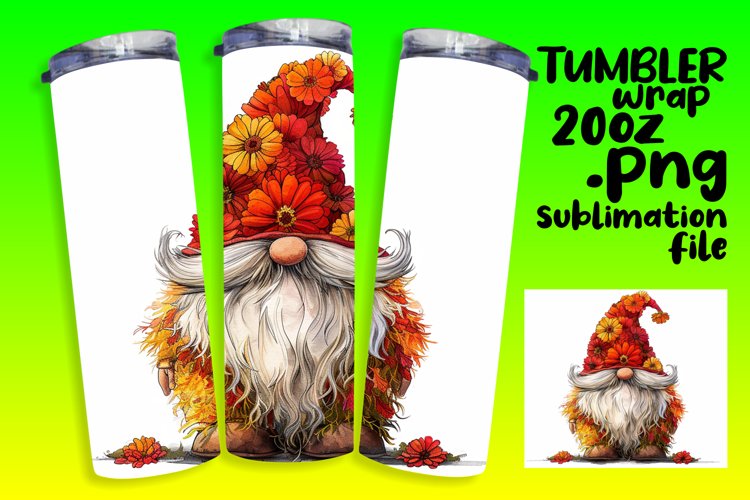 Adorable Gnome Springtime Tumbler Series