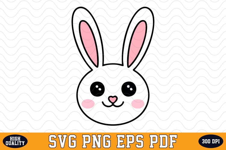 Cute Bunny SVG Sublimation Design | Sublimation