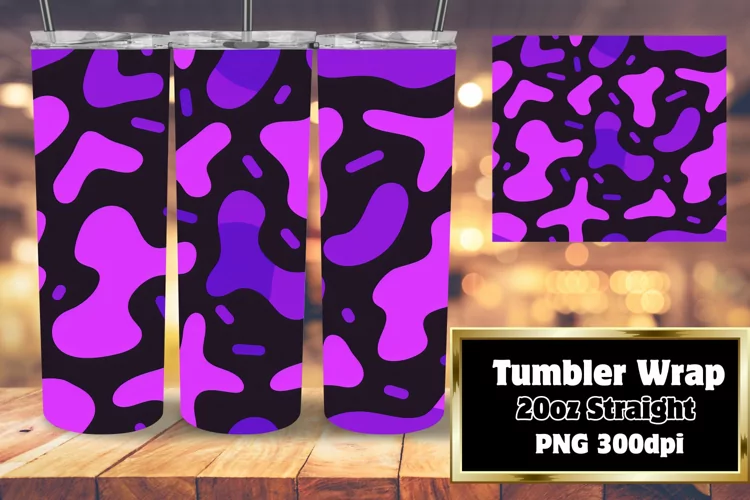 Neon Harmony Sublimation Art 20oz