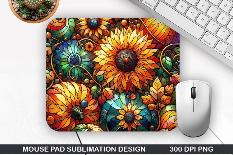 Pumpkin Mouse Pad Sublimation, Halloween Mouse Pad PNG