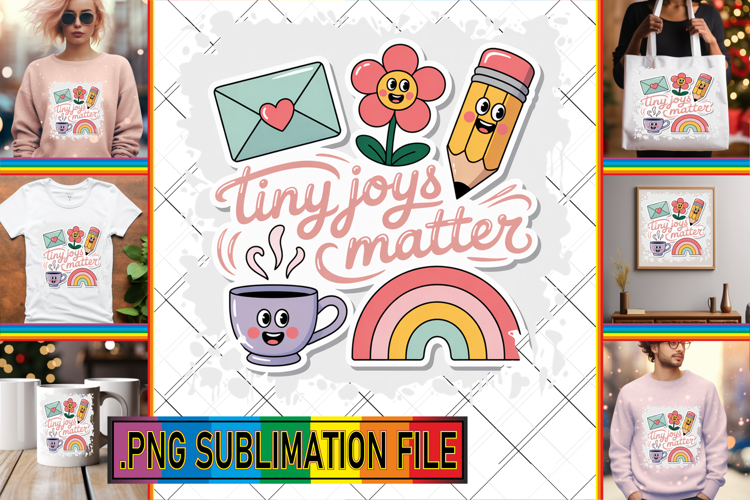 Joyful TSHIRT Art Sublimation, Funny Quote