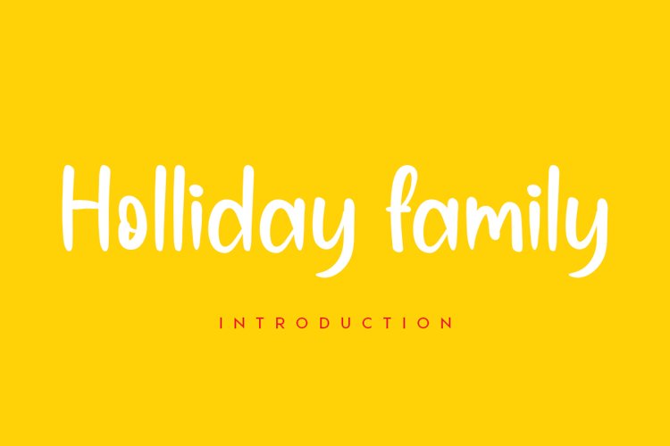 Holliday family example image 1