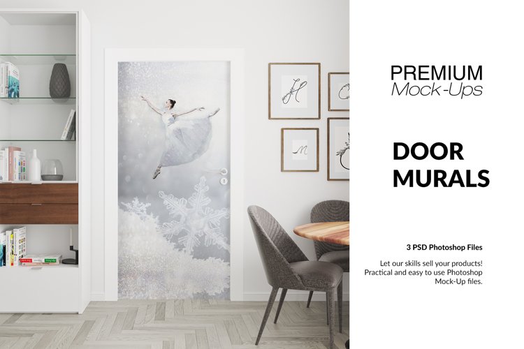 Door Murals Mockups example image 1