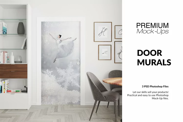 Door Murals Mockups