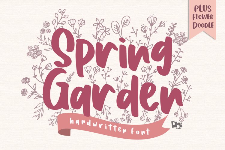 Spring Garden - Beautiful Handwritten Font example image 1