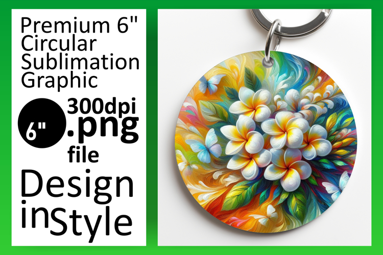 Lovely Circle Design Car Coaster PNG , Flowers