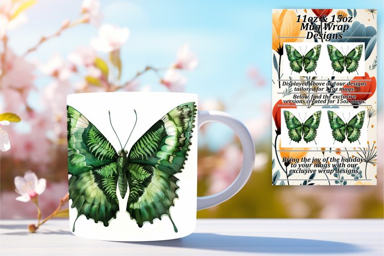 Butterfly Bliss: Spring Mug ing - 11oz & 15oz example image 1
