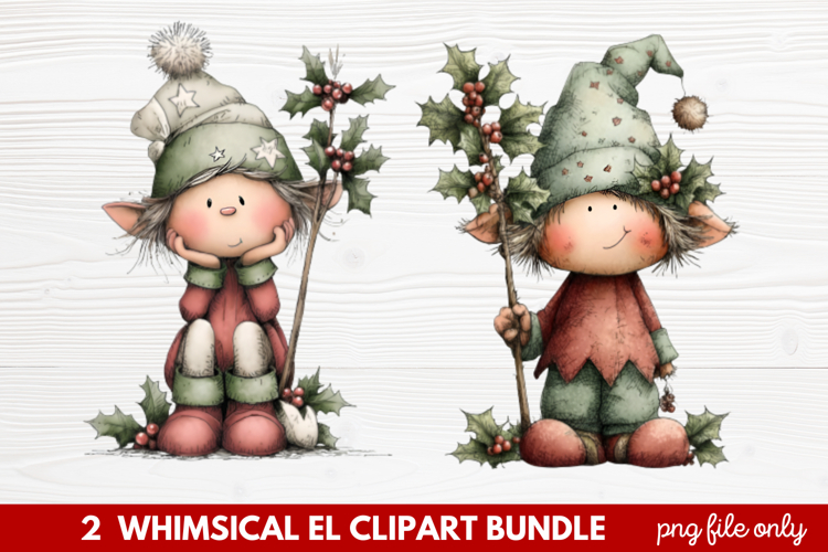 Cute Elf Clipart Image 2