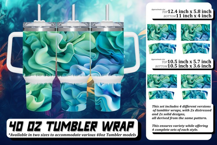 Abstract Inflated Design Wrap example image 1