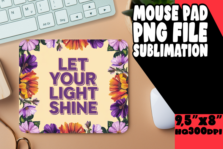 ENCHANTED MOUSE PAD SUBLIMATION STYLE, Religious