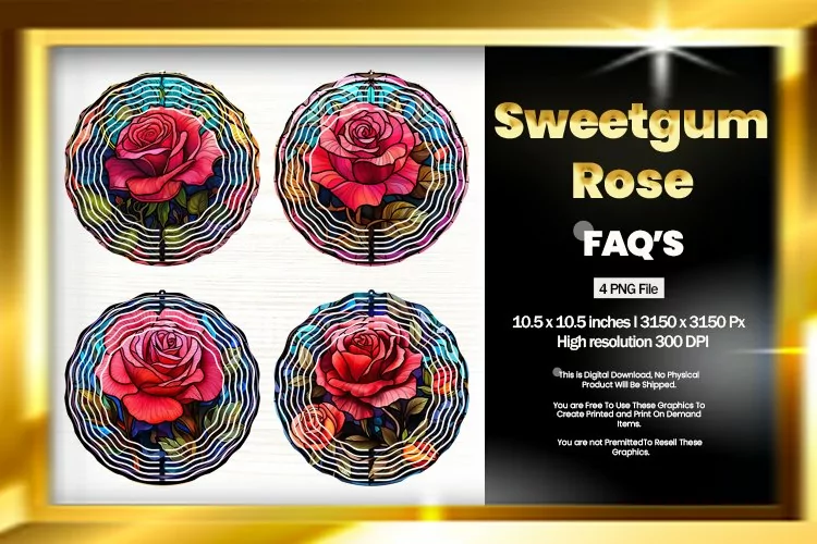 Sweetheart Rose Wind Spinner - 04 Variations