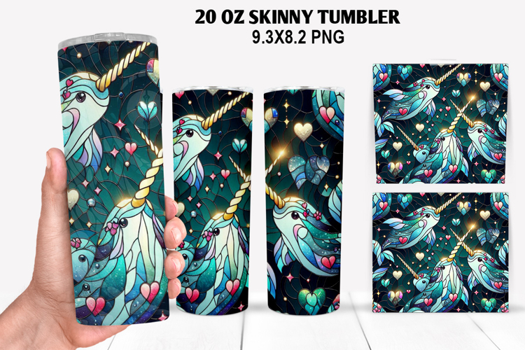 Skinny Tumbler 20oz Wrap Design, Valentine Tumbler PNG