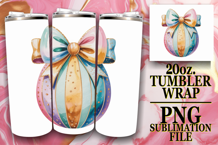 RADIANT SPIRITS 20oz TUMBLER WRAP, Easter Egg