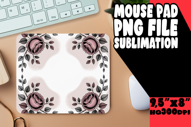 Sweet MOUSE PAD Magical Design, Flowers