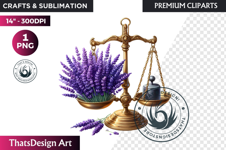 Purple Flower Clipart Image 9