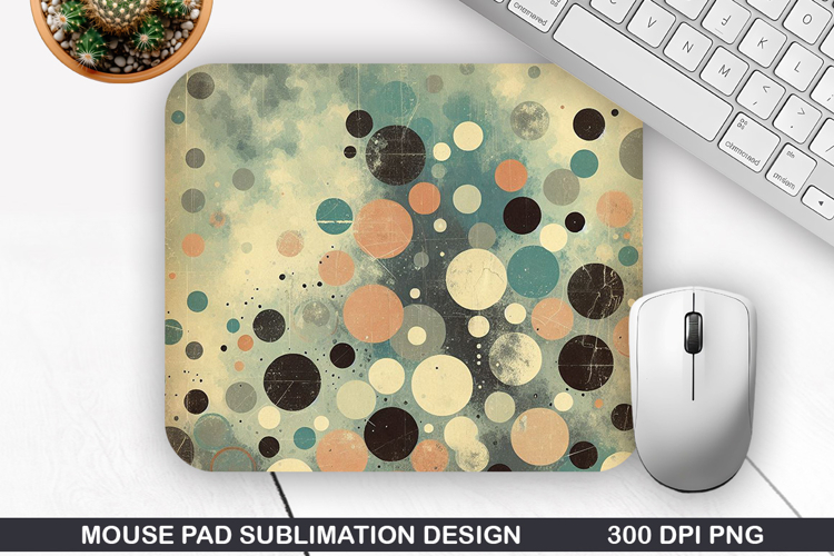 Vintage Mouse Pad Sublimation PNG Design - Mouse Pad PNG