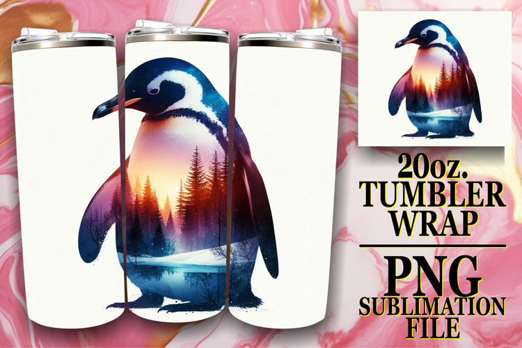 RADIANT EVENINGS 20oz TUMBLER WRAP, Animals Art