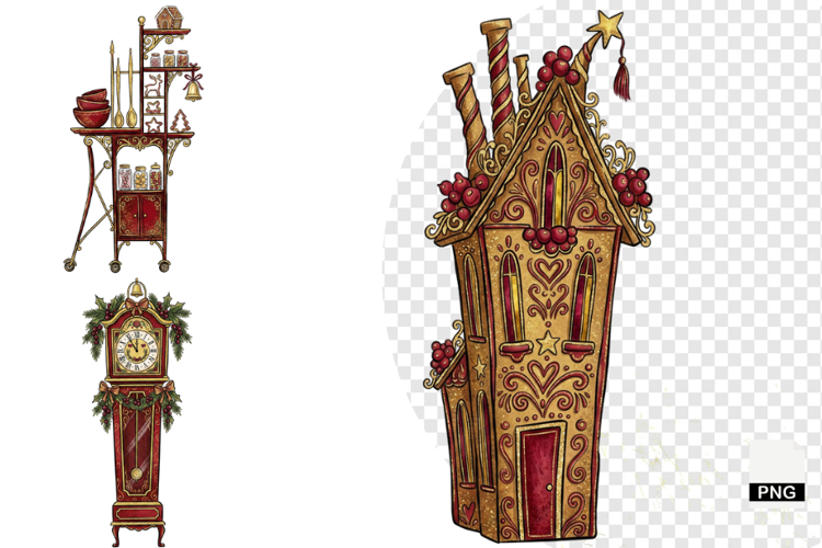 Whimsical Christmas Clipart