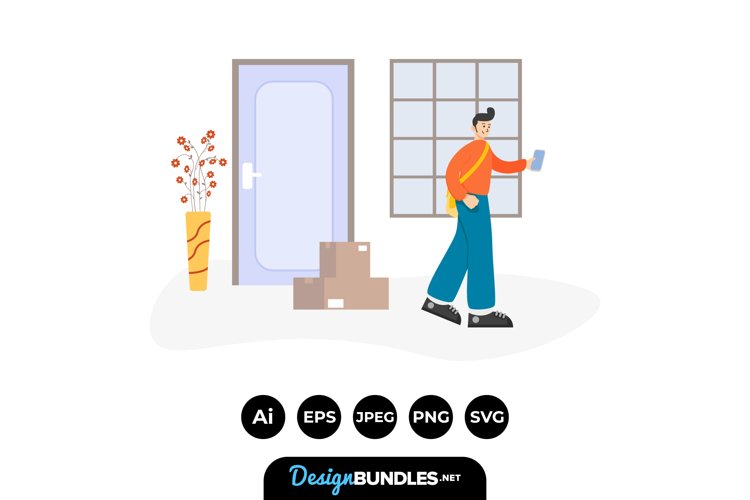 Delivery Man Illustrations