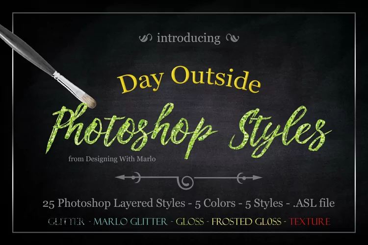 Day Outside - Layered Photoshop Styles