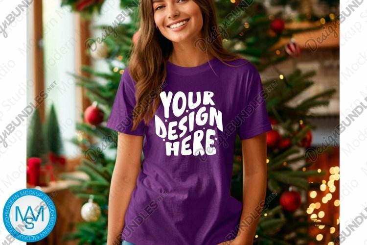 White Tshirt Mockup Image 24